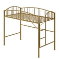thumbnail image 1 of BeesClover Loft Bed Twin Size with Ladder and High-Arched Guardrail, Sturdy Metal Slats, Space-Saving Design, Modern Decor Style, Easy Assembly, No Box Spring Needed, Safe for Kids/Adults, 1 of 8