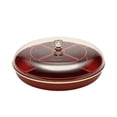 thumbnail image 1 of DimyFew Divided Serving Platter with Lid, Dustproof, Versatile, Appetizer Platter, Snack Platter for Kitchen, Household, New Year's, Holidays, Sweets, 1 of 8