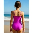 thumbnail image 5 of Aideaone Girls Swimsiut One-Piece with Cover Up Adjustable Straps Cut Out Swimwear Beach Bathing Suit Size 8-16, 5 of 8