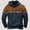 Navy(New), variant on PNTUTB Men's Retro Color-blocked Printed Long Sleeved Oversized Casual Drawstring Pullover Sweatshirt with Pocket