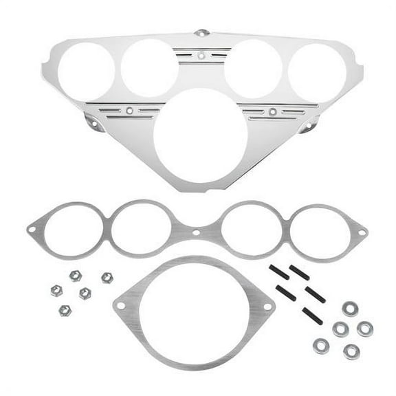 1955-59 Chevy Truck 5 Gauge Dash Panel, 3.38 In Speed