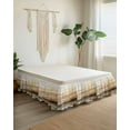 thumbnail image 2 of Marble Yellow Bed Skirt California King Size 16&nbsp;Inch Drop, Gradient Gold Marbling Modern Art Wrap Around Dust Ruffle Bedskirts, Wrinkle & Fade Resistant Easy Fit Bedskirt with Adjustable Elastic, 2 of 8