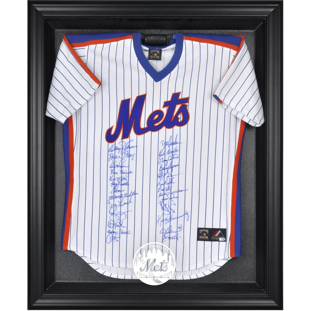 New York Mets Fanatics Authentic Black Framed Logo Jersey Display Case