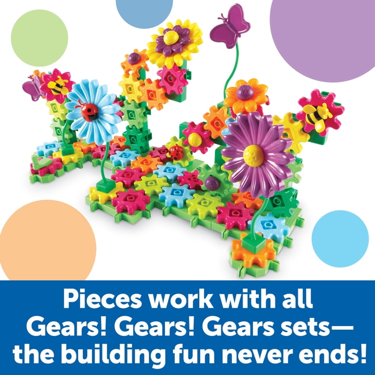 Learning Resources Gears Build & Bloom 116-Piece Garden Set photo 3