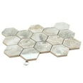 thumbnail image 4 of Splendor 8.9 in. x 12.8 in. Polished Beige Porcelain Mosaic Hexagon Wall and Floor Tile (7.09 sq. ft./case) (9-pack), 4 of 5
