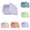 Mixed, variant on Silicone Snack Containers, 1 PCS Reusable Small Containers with Lids, Leak Proof Silicone Food Storage Containers, Lunch Box for Back to School, Office, and Travel (Green)