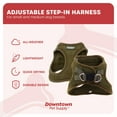 thumbnail image 4 of Downtown Pet Supply Step In Dog Harness No Pull, X-Large, Hunter Green, 4 of 8