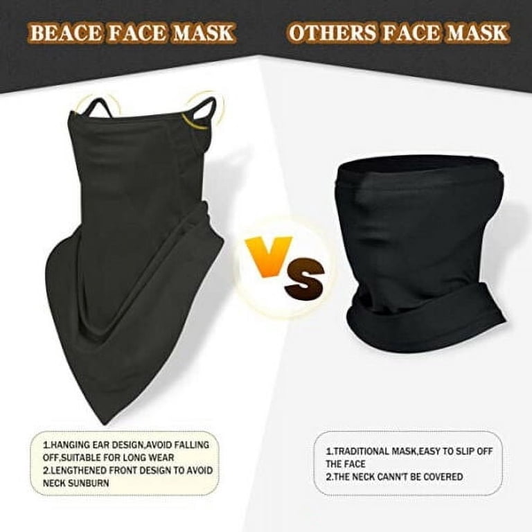 UV Protection Balaclava Face Mask – Breathable Neck Gaiter For Men Women – Outdoor Sports