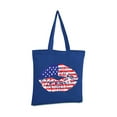 thumbnail image 2 of Awkward Styles American Flag Lips Canvas Tote Bag USA Kiss Book Bag Patriotic Gifts for Men and Women USA Lips Shopping Bag American Flag Reusable Shopper Bag USA Gifts Cute 4th of July Tote Bag, 2 of 5