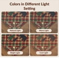 thumbnail image 7 of Design&I 4'x6' Ultra Soft Area Rug, Cabin Wildlife Forest Southwestern Motif Farmhouse Plaid Border Playful None Fluffy Washable Non Shedding for Bedroom Living Room Home Office, 7 of 7