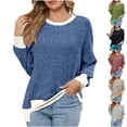thumbnail image 1 of Sudadera con capucha gris,Camiseta de manga larga para mujer, cuello redondo, informal, mezcla de poliéster y elastano, diseño estampado para uso diario, sopatenor, 1 of 8