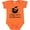 Orange, variant on Inktastic My 1st Halloween Witch Spider Boys or Girls Baby Bodysuit