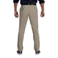 thumbnail image 3 of Motion Khaki Flat Front Pant Slim Straight Fit HC41050, 3 of 7