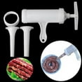 thumbnail image 2 of Machine à Saucisses Manuelle, Remplisseur de Saucisses, Machine à Salami et Entonnoir, Outils pour Tarte à Main, 2 of 5