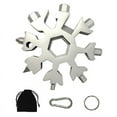 thumbnail image 1 of Outil Multi-Usage Flocon de Neige 18 en 1, Argent, 1 of 4