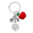 thumbnail image 2 of Xinyolin Festive Stainless Steel Pendant Keychain - Apple Decor Teacher Appreciation Gift, 2 of 8