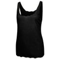 thumbnail image 6 of Womens Basic Tops Sevevn Fashion Women Sexy Summer Solid Round-Neck Sleeveless Casual Camis Tank Top Cute Tank Tops, 6 of 7