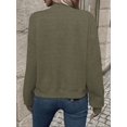 thumbnail image 7 of Women’s Solid Color Zip-Up Jacket, Casual Baseball Collar Lightweight Outerwear, Relaxed Fit Long Sleeve Daily Wear Jacket for Spring Fall, 7 of 7