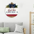 thumbnail image 1 of Etiqueta Circular Americana Colcomx decorativa exterior 4 H etiqueta colgante, 1 of 7
