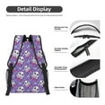 thumbnail image 4 of Disketp Owl And Flowers Backpack - Comfortable Daypack with The right laptop for you Spacious Main Compartment & other poket - {designName} print, 4 of 6