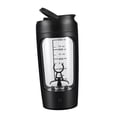 thumbnail image 2 of Bouteille Shaker Électrique pour Milkshakes, Lait, Mise en Forme, Noir, 2 of 8