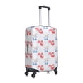 thumbnail image 3 of Daiia Red Squirrel And Blue Rabbit Luggage Cover, Thickened Washable Travel Luggage Covers, Elastic Unique Baggage Covers for 18-20 inch Luggage-Medium, 3 of 9