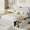 Grey, variant on Bed Frame with 2 Flexible Drawers and Bookcase Headboard, Upholstered Platform Bed for Boys/Girls, Noise-Free, Easy Assembly, No Box Spring Needed