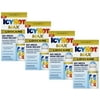 4 Pack IcyHot Lidocaine Plus Menthol No-Mess Pain Relief Roll On Applicator 2.5 Ounce EaCH