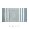 thumbnail image 3 of Alfombra de baño Yuarrent Fuerte absorción de agua Textura Parte inferior antideslizante Azul Ácido, 3 of 6