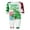 Green Baby, variant on Christmas Family Pajamas Matching Long SleeveTree Letters Print T-shirt with Plaid Pants Sleepwear