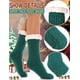 thumbnail image 5 of Calcetas pantuflas EBMORE para mujer, peludas, gruesas, cálidas, antideslizantes verdes, 5 of 6