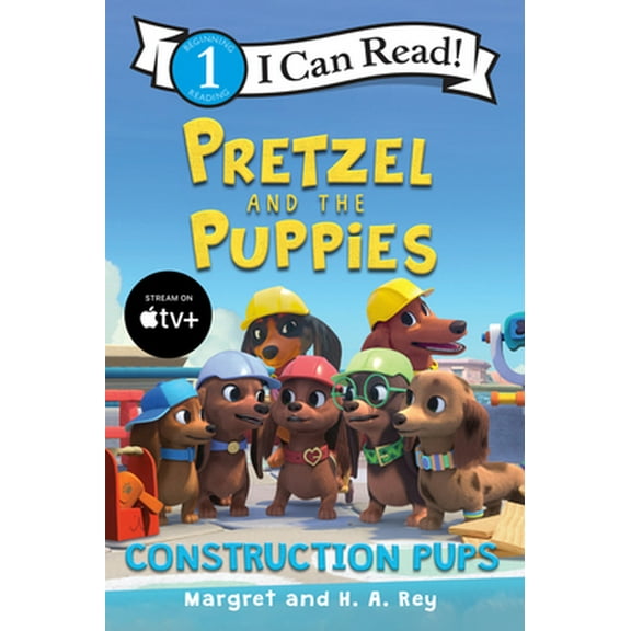 Pre-Owned Pretzel and the Puppies: Construction Pups (Paperback) 0358683637 9780358683636