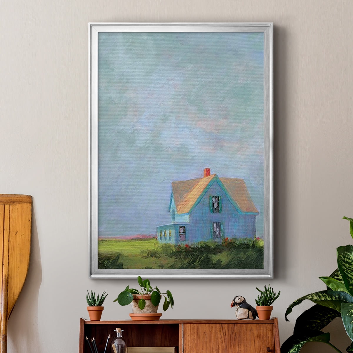Blue Cape Premium Framed Print - Ready to Hang