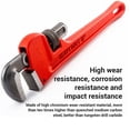 thumbnail image 5 of Y H M Pipe Wrench Heavy-Duty Straight Length 150mm For Pip Size In 1/4 - 5/8 Inches Durable And Corrosion-Resistant, 5 of 6