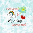 thumbnail image 4 of Inktastic Someone in Wyoming Loves Me Boys or Girls Baby Bodysuit, 4 of 5