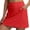 Red, variant on Mgmyaa Women's Tennis Skirts Running Yoga Shorts Elastic Sports Gym Mini Skorts with Pockets