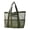 Army Green, variant on Extra Large Waterproof Meshes Hand Bag Shopping Bags For Family Beach Trip And Daily Use With Multiple Pockets