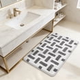 thumbnail image 7 of Bcylexb Modern Bath Mat 16"x 24", Minimalist Floor Mat for Shower Sink Durable Non Slip Bath Rugs for Front Door Entryway Bedroom Bathroom Accessories, 7 of 7