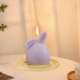 thumbnail image 4 of Velas de conejito de Pascua, velas vintage de primavera con lazo de soja sin humo, velas hechas a mano para decorar tartas de baby shower, decoraciones para bodas, festivales y fiestas., 4 of 6