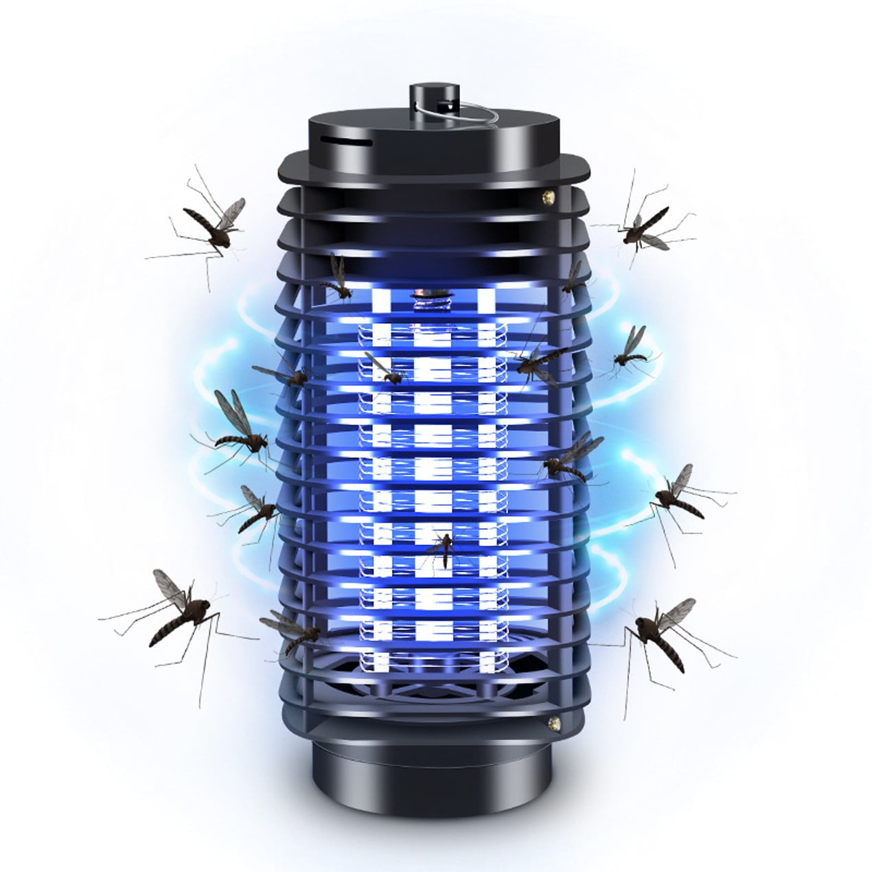 Automatic Fly Catcher Insect Mosquito Killer Bug Pest Wasp Zapper Quite LED Lamp 
