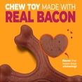 thumbnail image 3 of Nylabone Strong Chew Wishbone Dog Toy, Dog Chew Toy, Made with Real Bacon Flavor, Large, 1 Count, 3 of 10