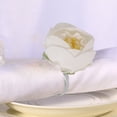 thumbnail image 4 of QIPOPIQ Chrysanthemum Charm Napkin Rings | Perfect for Weddings, Banquets, Birthdays, Mother's Day and Easter, 4 of 6