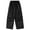 Black, variant on Girls Cargo Pants Wide leg Cargo Sweatpants High Waist Kids Joggers with Pockets 4-14 Years