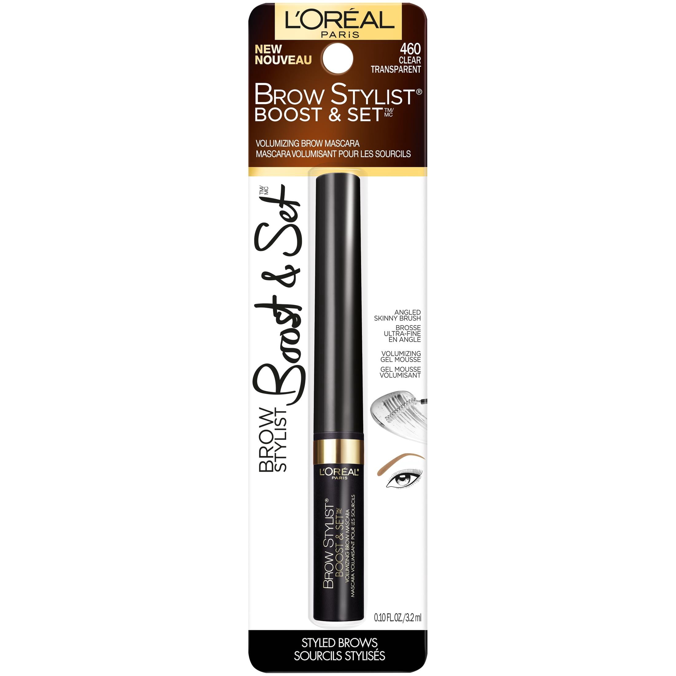 L'Oréal Paris Brow Stylist® Boost & Set™ Volumizing Brow Mascara 460 Clear 0.10 fl. oz. Carded Pack