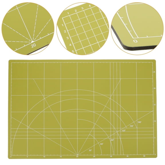 AURARMLET Large Green Cutting Mat 24x36 Inches Plastic Craft Cutting Pad Multipurpose for and Pet Projects