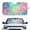 Mermaid Scale Print, variant on KUIFORTI Palm Tree Windshield Sun Shade Foldable Sun Blocker for Car, Truck, SUV Accessories Automotive Interior Sun Protection, Reflective Shade for Front Windshield with Mirror Cut-Out