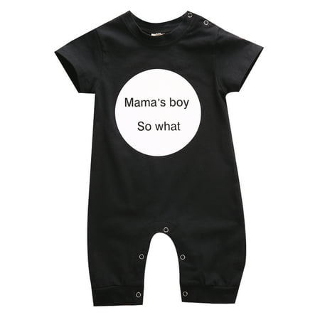 

Kiapeise Toddler Baby Boys Cotton Short Sleeve Romper Summer Outfit Size 0-18 Months