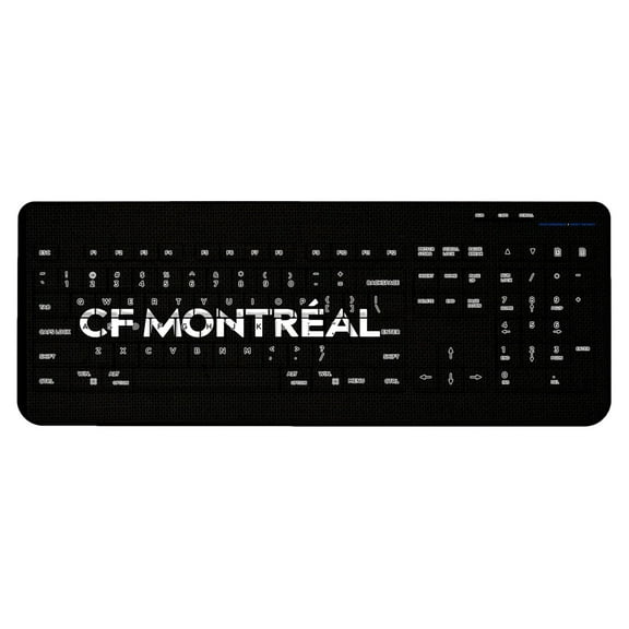 CF Montreal Stripe Design Wireless Keyboard