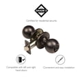 thumbnail image 6 of Ball Privacy Door Knob, Bed and Bath, Oil Rubbed Bronze Finish, Left or Right Hand, 6 of 14