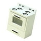 thumbnail image 1 of Juego de cocina con miniestufa para casa de muñecas, escala 1:12, muebles interactivos para casa de muñecas blanco, 1 of 9